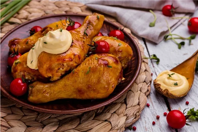 Сочный куриный голень в ароматном соусе из мёда и горчицы — вкус, от которого сложно отказаться!