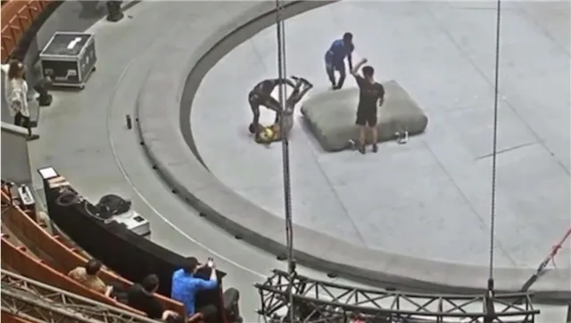 В департаменте здравоохранения заявили - эфиопский гимнаст, упавший во время шоу в московском цирке, без серьезных повреждений