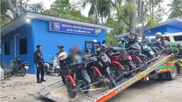 В Таиланде арестовали россиянина за незаконную сдачу мотоциклов в аренду